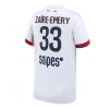 Paris Saint-Germain Warren Zaire-Emery #33 Bortedrakt 2025-26 Kortermet